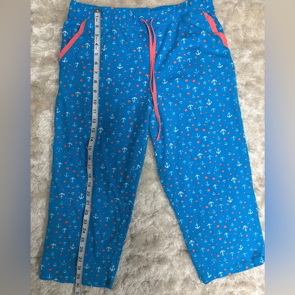 Pajama Capris Pants-100% Cotton-Women’s M (10/12) Soft, loose fit, like new - Picture 5 of 7